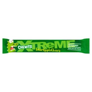 Chewits Xtremely Sour Apple 34g (Case Of 24)