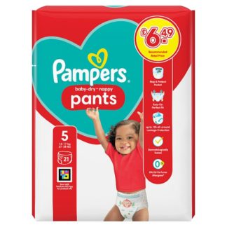 Pampers Dry Pants S5 PM649 21pk (Case Of 4)