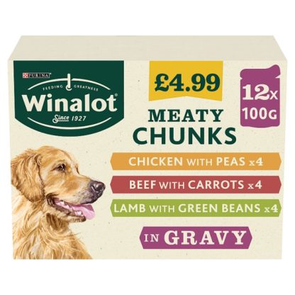 Winalot Beef&Carrot PM499 12x100g (Case Of 4)