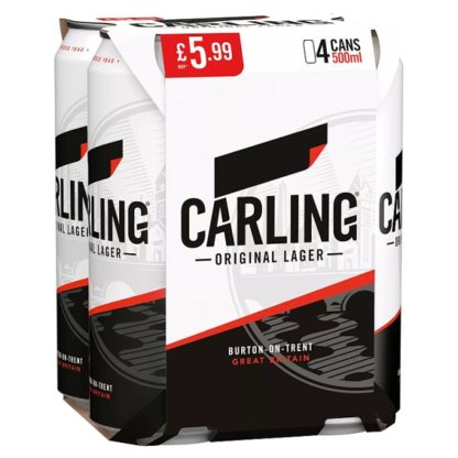 Carling PM599 4X500ml (Case Of 6)