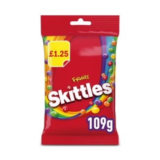 Skittles Fruits Bag PM125 109g (Case Of 14)