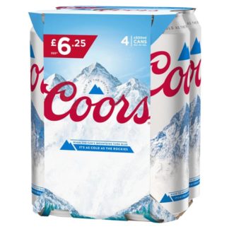Coors PM625 4x500ml (Case Of 6)