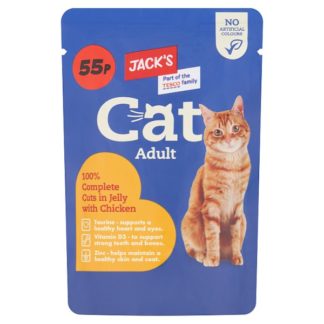 Jacks Cat Chicken Jelly PM55 100g (Case Of 24)