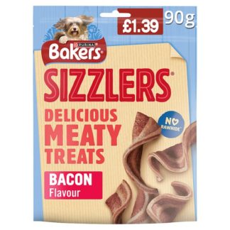 Bakers Sizzlers Bacon PM139 90g (Case Of 6)