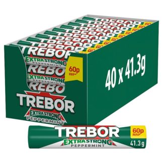Trebor Extra Strong Peppermi 41g (Case Of 40)