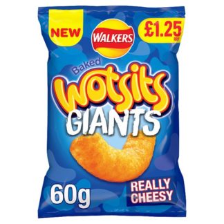 Wotsits Giants Cheese PM125 60g (Case Of 15)