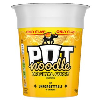 Pot Noodle Orig Crry PM149 90g (Case Of 12)