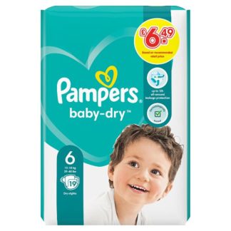 Pampers Nappy Size 6 PM649 19s (Case Of 4)