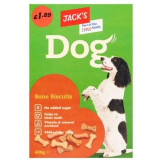 Jacks DogBone Biscuits PM189 400g (Case Of 5)