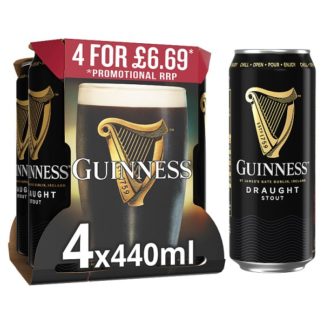Guinness Draught PM669 4X440ml (Case Of 6)