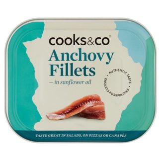 Cooks & Co Anchovy Fillets 365g (Case Of 6)
