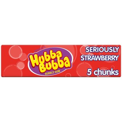 Hubba Bubba Seriously S/bry 5pk (Case Of 20)