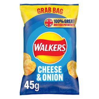 Walkers Cheese & Onion GB 45g (Case Of 32)