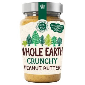 Whole Earth Crnch Pnt Butter 340g (Case Of 6)