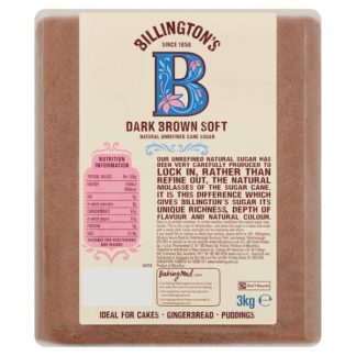 Billingtons Dark Brown Soft 3kg (Case Of 4)