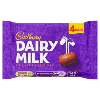 Cadbury Dairy Milk 4pk 108.8g (Case Of 14)