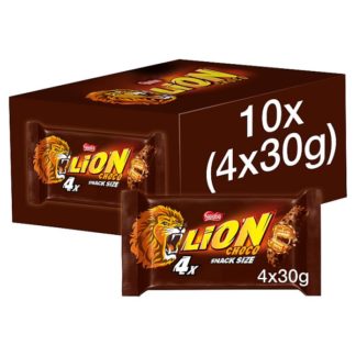 Lion Bar 4 Pack 120g (Case Of 10)
