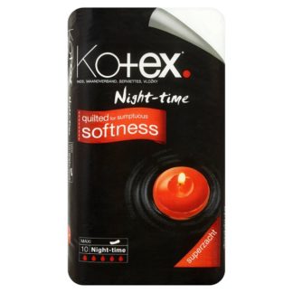 Kotex Maxi Night Time 10s (Case Of 6)