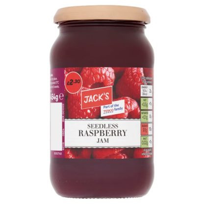 Jacks Raspberry Jam PM230 454g (Case Of 6)
