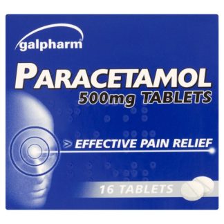 Galpharm Paracetamol 500mg 16pk (Case Of 12)
