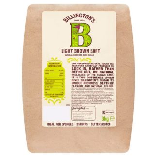 Billington Soft LB Sugar 3kg (Case Of 4)