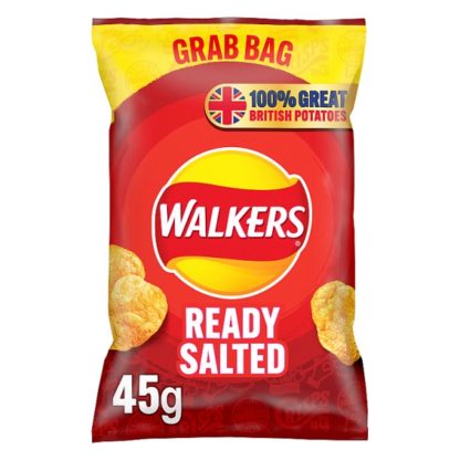 Walkers Ready Salted GB 45g (Case Of 32)