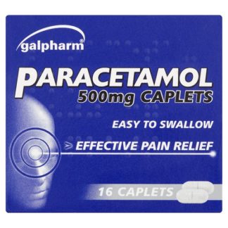 Galpharm Paracetamol Caplets 16s (Case Of 12)