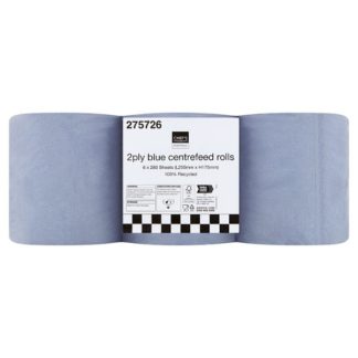 CE Blue Centrefeed 2ply 6pk