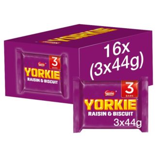 Yrkie Raisin & Biscuit 3pk 132g (Case Of 16)