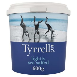 Tyrells Lightly Salted Tub 600g (Case Of 4)