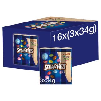 Smarties Hexatube 3x34g (Case Of 16)
