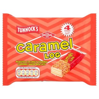 Tunnock Caramel Logs 4pk (Case Of 18)