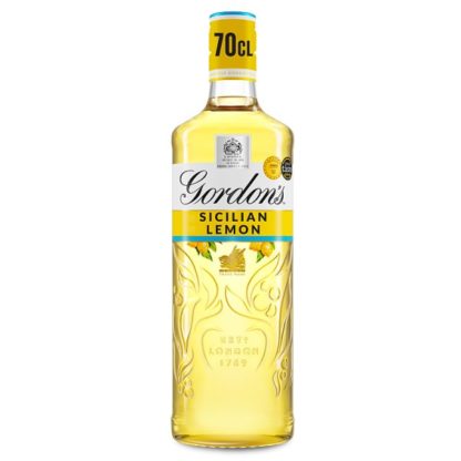 Gordons Sicilian Lemon Gin 70cl (Case Of 6)